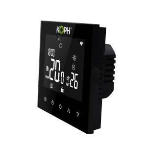 Termostat inteligent KOPH i210 incastrabil pentru incalzirea in pardoseala, WiFi, Control prin internet, Tuya Smart/Smart Life, 86 x 86 x 26 mm