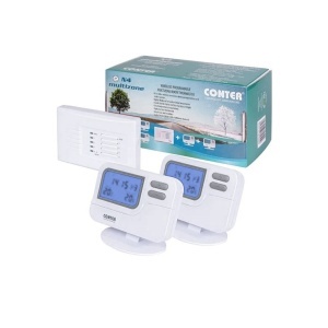 Termostat programabil Conter N4, mutizonal, alb