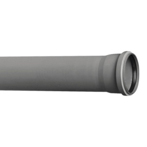 Tub PVC pentru scurgere canalizare interioara, cu inel, Ø 75 mm, 2 m