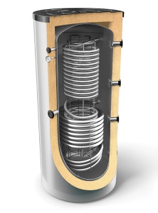 Boiler stativ igienic Tesy V 11S 500 75 HYG5.0 C, cu o serpentina, 500 litri, pentru producerea si depozitarea apei calde