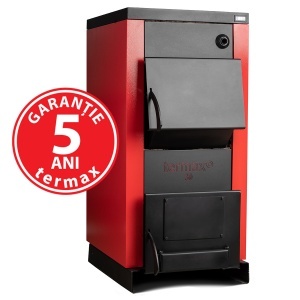Centrala/Cazan pe lemn Termax 40 kW, cu ardere standard, volum manta apa 120 litri