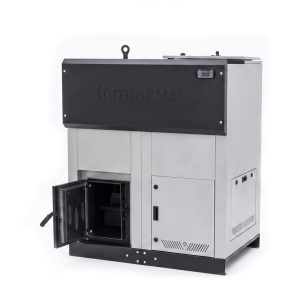Centrala cu peleti Termax ECO GRI 35 kW, 220 mp, buncar peleti 130 kg, volum apa 95 litri, diametru cos fum ⌀130 mm - Img 2