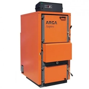 Centrala pe lemne cu gazeificare Arca Aspiro 70R otel, 69 kW, Ø cos fum 180 mm