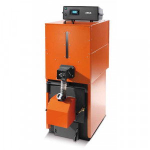 Centrala termica pe peleti Arca Granola Automatica 30R, Ø cos fum 138 mm, 30 kW