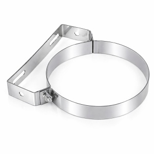 Colier inox, fixare pe zid, tip L, Ø180 mm