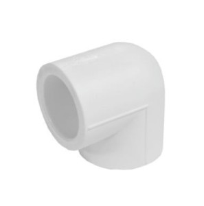 Cot teava PPR alb, Ø 75 mm, 90 grade, PN25