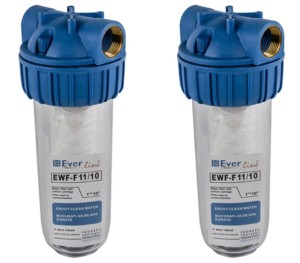 Filtre EVERLINE pentru apa si cartus bumbac 10", iesire 1'', set 2 bucati