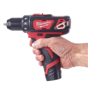 Masina de gaurit sub-compacta Milwaukee M12 BDD-201C cu acumulator si incarcator