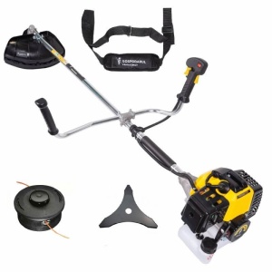 Motocoasa pe benzina GP-52 POWER, 5CP, 52cc, arbore 9 caneluri, ham Comfort Plus, disc 3T si mosor cu fir, GP0002