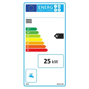 Pachet centrala cu peleti Termax Compact 25 kW, 170 mp, buncar peleti 75 kg, volum apa 60 litri, diametru cos fum ⌀80 mm, vas expansiune si pompa recirculare incluse - Img 2
