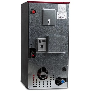 Pachet control inteligent - Termosemineu pe peleti Termax Kamin ECO, 25 kW, 160 mp, buncar peleti 45 kg, volum apa 42 litri, diametru cos fum ⌀80 mm, vas expansiune, pompa recirculare incluse, Bordo si Termostat inteligent KOPH CT99 fara fir, cu WiFi - Img 7