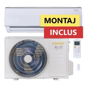 Pachet Montaj Inclus - Aparat de aer conditionat Inverter Conter Breeze, 18000 BTU, Wi-fi incorporat, A++, 50 m² (valabil pentru NEAMT, IASI si BARLAD)