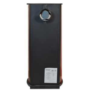 Pachet soba pe lemn Termax Corex, 6.11 kW, evacuare spate, randament 86.49%, 40 m², Rosu, set accesorii, aspirator cenusa si suport lemne foc metalic Termax M - Img 8