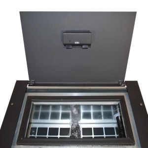 Pachet termosemineu cu peleti Termax Kamin ECO, 30 kW, 220 mp, buncar peleti 55 kg, volum apa 49 litri, diametru cos fum ⌀80 mm, vas expansiune si pompa recirculare incluse, Crem - Img 6