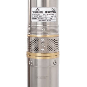 Pompa submersibila centrifugala multietajata Wasserkonig, diametru 3.5", putere 1800 W, debit 5640 l/h, inaltime refulare 110 m, SI11094/3.5 - Img 3