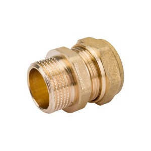 Racord alama compresie cupru Ø15 x 3/4 FE, Tiemme