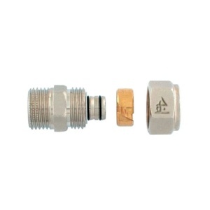 Racord drept multistrat fix Ø 16 - 3/8 E