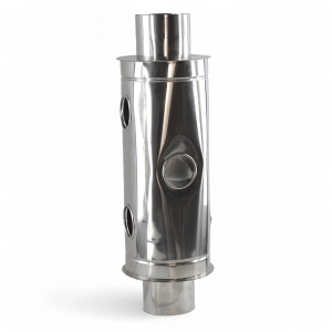 Recuperator de caldura din inox Ø150 mm, lungime 70 cm, grosime inox 0.4 mm, RIX/150