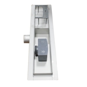 Rigola din otel inoxidabil Clasic VEN-S607A, 600 x 70 mm, membrana hidroizolanta, evacuare orizontala: Ø 40mm, Everpro - Img 4