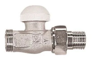 Robinet cu ventil termostatic HERZ TS-90, model drept, M28 x 1,5 - 1/2'' FE, 1773381