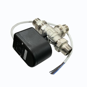 Robinet motorizat 3 cai cu deviator filet 1", Tiemme - Img 3