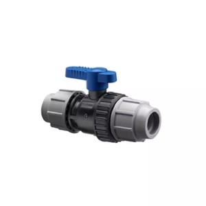 Robinet PEHD, Ø25 mm, PN16, Plasson