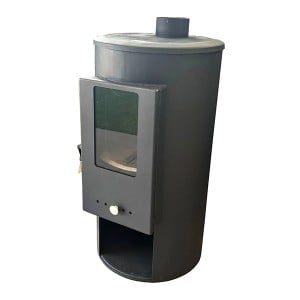 Semineu pe lemne, brichete, carbune Eltim 14 kW, volum focar 50 litri, inaltime 830 mm, Ø cos fum 120 mm