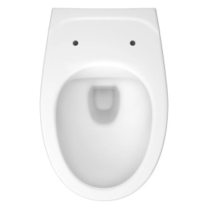 Set vas WC suspendat Simpleon, capac inclus soft close, S701-554, alb - Img 2
