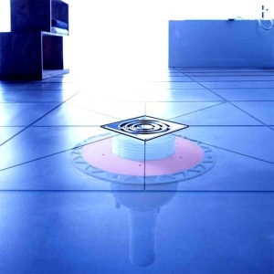 Sifon de pardoseala TECE drainpoint, 105 x 105 mm, iesire verticala DN 50, cu flansa universala Seal System, 3601300 - Img 4