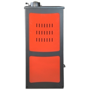 Soba pe lemn Termax Doina, 12.2 kW, randament 84.17%, 80 m², spatiu depozitare lemne, cuptor de gatit integrat, Rosu - Img 5