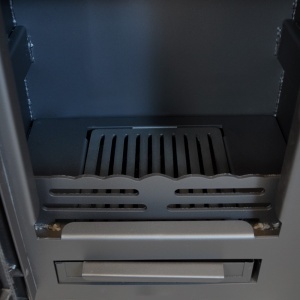 Soba pe lemn Termax Elan, 9.47 kW, randament 84.32%, 60 m², spatiu depozitare lemne, Negru - Img 5