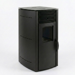 Soba pe peleti KOPH PD 10 kW, cu aer cald, buncar peleti 12 kg, 60 mp, Negru - Img 4