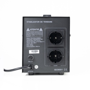 Stabilizator de tensiune SilverCloud 2000VA 1200W 9.1 A iesire 230V ± 10% - Img 4