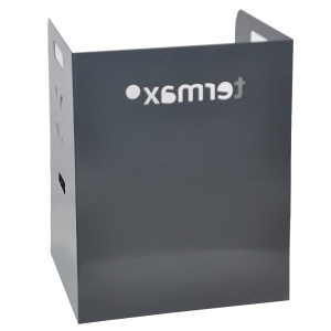 Suport lemne foc metalic Termax M cu design vertical si robust, 50 x 40 x 36 cm - Img 3