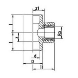 Teu PPR, Ø 32 - 1 I, PN25, verde - Img 2