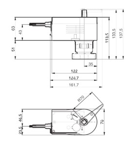 Actionare electrica HERZ pentru robineti de reglare cu sfera - Img 2