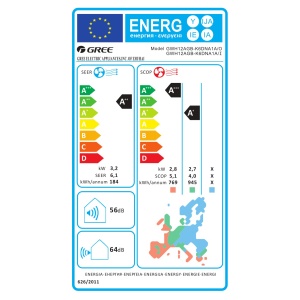 Aer conditionat Gree Pulsar, Clasa A++, Capacitate 12.000 BTU, Inverter, WiFi, Ventilator cu 7 trepte, Auto-Curatare, Buton Turbo, Dezghetare Inteligenta, Alb - Img 2