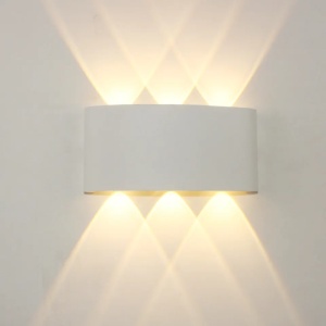 Aplica cu led, exterior, lumina calda, 2056/3 (Alb) - Img 5