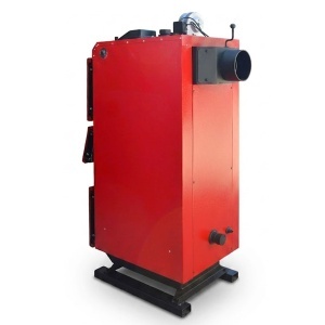 Centrala/Cazan pe lemn/carbune Termax Grizzly 40 kW cu ventilator si automatizare, 250 m², Ø cos fum 220 mm, volum manta apa 135 litri, grosime focar 6 mm, randament 86%, 1780 x 1200 x 560 mm - Img 6