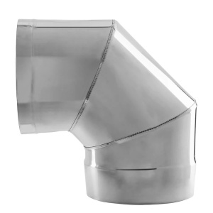 Cot inox SP 90°, Ø160 mm - Img 2
