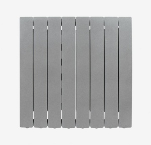 Element FONDITAL Blitz Super B4 din aluminiu 600 mm, putere termica W/elem. (ΔT 50) - 143.5 W, Graphite - Img 2