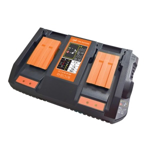 Kit incarcator dublu cu acumulatori PNI DCH250, include 2 acumulatori 18V 5Ah - Img 4