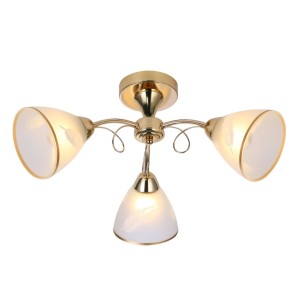 Lustra Quark model DARIA 06696/3, 3 surse de iluminat, E27, IP20, Auriu