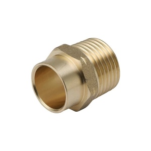 Niplu adaptor cupru, I - FE, ⌀28 x 1", C077