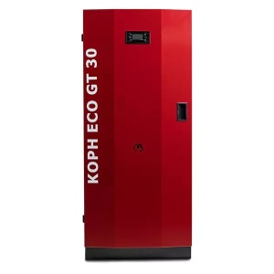 Centrala termica cu peleti KOPH GT 30 kW, buncar peleti 50 kg, pompa recirculare si vas expansiune incorporate