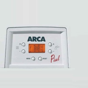 Centrala termica ARCA Pixel 25F - 25 kW conventionala, tiraj fortat, incalzire si ACM, kit de evacuare inclus