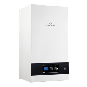 Pachet centrala termica pe gaz in condensare Newatherm Dione 24 kW, Eficienta ridicata pana la 109%, Clasa A, Vas expansiune 8 litri, Debit ACM 11.36 l/min, IPX4D, Kit de evacuare inclus + Montaj + PIF (valabil pentru NEAMT, IASI si BARLAD) - Img 3