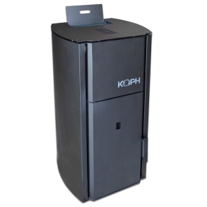 Pachet economic - Centrala cu peleti KOPH PM 30 kW, 200 mp, buncar peleti 30 kg, diametru cos fum ⌀80 mm, pompa recirculare si vas expansiune incorporate + Termostat ambiental KOPH 303RF + Aspirator cenusa 1000W + Cos fum inox de interior ⌀80 mm - Img 4