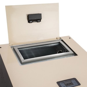 Termosemineu cu peleti Termax Kamin ECO 25 kW, pompa de reciculare si vas expansiune inclus