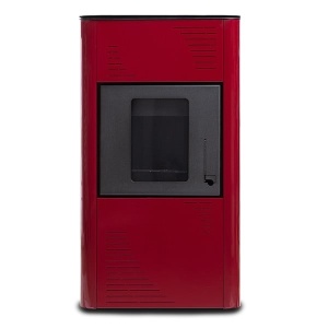 Pachet termosemineu cu peleti Termax-Kamin PM 15 kW, complet echipat, Bordo